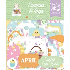 Echo Park Easter Basket Kivágatok Frames & Tags (1 csomag)