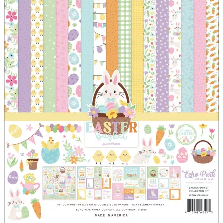 Echo Park Easter Basket Scrapbook papírkészlet 12" (30 cm) Collection Kit (1 csomag)