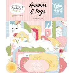 Echo Park In Full Bloom Kivágatok Frames & Tags (1 csomag)