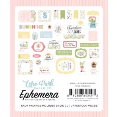 Echo Park In Full Bloom Kivágatok Ephemera (1 csomag)