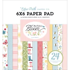   Echo Park In Full Bloom Scrapbook papírkészlet 6" (15 cm) Paper Pack (24 lap)