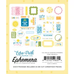 Echo Park You Are My Sunshine Kivágatok Ephemera (1 csomag)