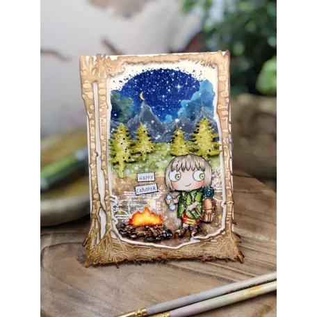 AALL & CREATE Vágósablon Cutting Dies Campout Magic 