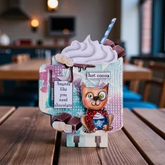 AALL & CREATE Vágósablon Cutting Dies Warm Hug 