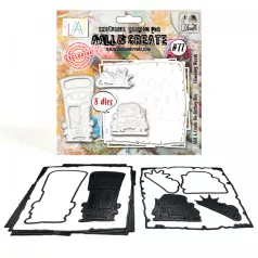 AALL & CREATE Vágósablon Cutting Dies Climbing Woods 