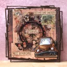 AALL & CREATE Vágósablon Cutting Dies Climbing Woods 