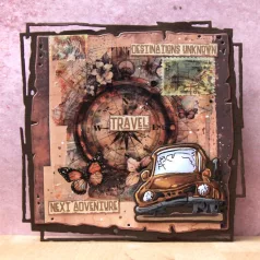 AALL & CREATE Vágósablon Cutting Dies Climbing Woods 