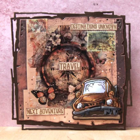 AALL & CREATE Vágósablon Cutting Dies Climbing Woods 