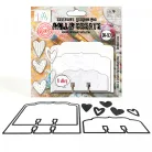 AALL & CREATE Vágósablon Garden Chic Cutting Dies Dotted Love 