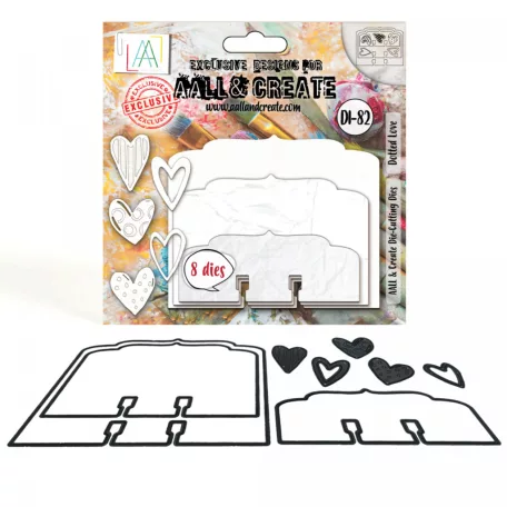 AALL & CREATE Vágósablon Garden Chic Cutting Dies Dotted Love 