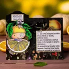 AALL & CREATE Kaparós matrica Radiant Florals A5 Rub-Ons Citrus Kissed Meadows 