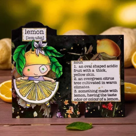 AALL & CREATE Kaparós matrica Radiant Florals A5 Rub-Ons Citrus Kissed Meadows 