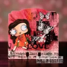 AALL & CREATE Kaparós matrica Whispering Botanica A5 Rub-Ons Edgy Botanica 