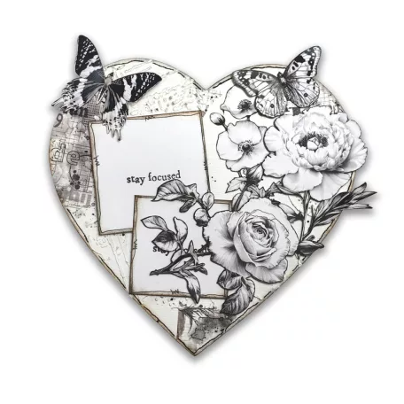 AALL & CREATE Kaparós matrica Whispering Botanica A5 Rub-Ons Fly Around 