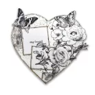 AALL & CREATE Kaparós matrica Whispering Botanica A5 Rub-Ons Lyrical Traces 