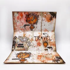 AALL & CREATE Kaparós matrica Rub-Ons A5 Bowed Tidings 