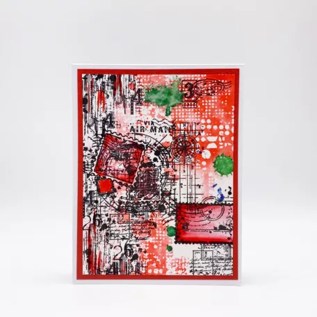 AALL & CREATE Kaparós matrica Rub-Ons A5 Emerald Azure 