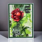 AALL & CREATE Stencil Ethereal Garden Stencil 6x6 Inch Wild Rose 
