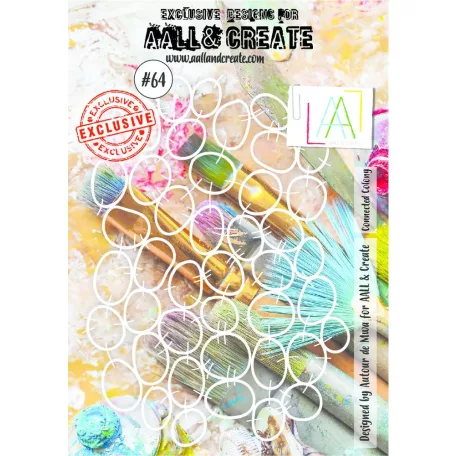 AALL & CREATE Stencil Stencil A5 Connected Colony 