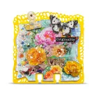 AALL & CREATE Dekorációs ragasztószalag Colourburst Botanicals 25mm 10m Washi Tape Flora Whispers 