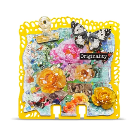 AALL & CREATE Dekorációs ragasztószalag Colourburst Botanicals 25mm 10m Washi Tape Flora Whispers 