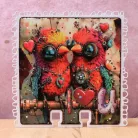 AALL & CREATE Dekorációs ragasztószalag Maker's Magic 25mm 10m Washi Tape Techno-Tweet 