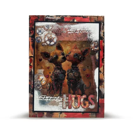 AALL & CREATE Dekorációs ragasztószalag Treasure Trove 25mm 10m Washi Tape Gearhound 