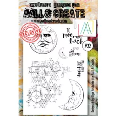 AALL & CREATE Szilikonbélyegző Stamp Set A6 Lunar 