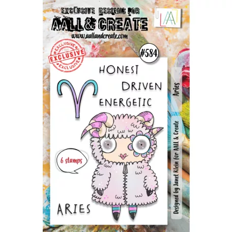 AALL & CREATE Szilikonbélyegző Stamp Set A7 Aries 