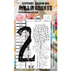 AALL & CREATE Szilikonbélyegző Stamp Set A6 Hiya Drangea! 