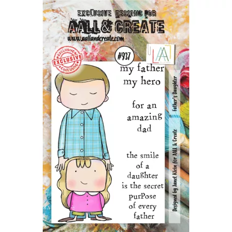 AALL & CREATE Szilikonbélyegző Stamp Set A7 Father's Daughter 