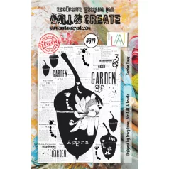 AALL & CREATE Szilikonbélyegző Stamp Set A7 Garden Times 