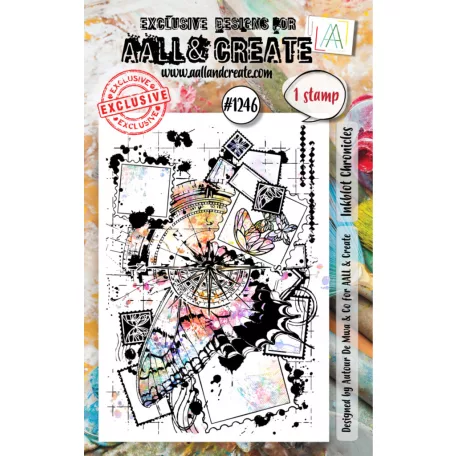 AALL & CREATE Szilikonbélyegző Stamp Set A7 Inkblot Chronicles 