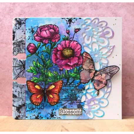 AALL & CREATE Szilikonbélyegző Stamp Set A6 Petal Pop 