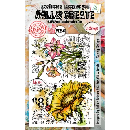 AALL & CREATE Szilikonbélyegző Stamp Set A6 Sunny Splash 