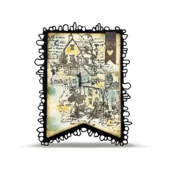   AALL & CREATE Szilikonbélyegző Whimsy Dwellings A6 Stamp Set Heritage Homes 