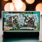 AALL & CREATE Szilikonbélyegző Whimsy Dwellings A6 Stamp Set Homebound 