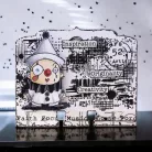 AALL & CREATE Szilikonbélyegző Celestial Marks A7 Stamp Set Arts Stellar 