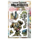 AALL & CREATE Szilikonbélyegző Streetwise Snouts A6 Stamp Set Skyline Sniffs 