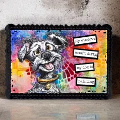   AALL & CREATE Szilikonbélyegző Streetwise Snouts A6 Stamp Set Skyline Sniffs 