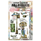 AALL & CREATE Szilikonbélyegző Streetwise Snouts A6 Stamp Set Wacky Woof Tales 