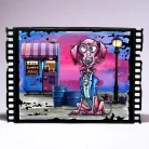 AALL & CREATE Szilikonbélyegző Streetwise Snouts A6 Stamp Set Wacky Woof Tales 