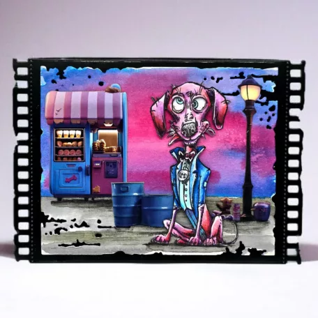 AALL & CREATE Szilikonbélyegző Streetwise Snouts A6 Stamp Set Wacky Woof Tales 