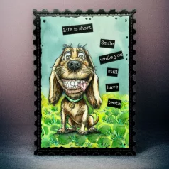   AALL & CREATE Szilikonbélyegző Streetwise Snouts A6 Stamp Set The Ruff Life 