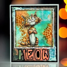   AALL & CREATE Szilikonbélyegző Streetwise Snouts A6 Stamp Set Grumpy Traveler 