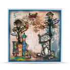 AALL & CREATE Szilikonbélyegző Streetwise Snouts A6 Stamp Set Grumpy Traveler 