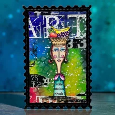   AALL & CREATE Szilikonbélyegző Stamp Set A5 Aged Manuscript 