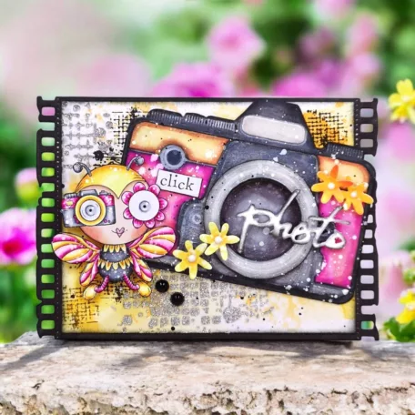 AALL & CREATE Szilikonbélyegző A Year in Bloom A7 Stamp Set Shutter Bug 