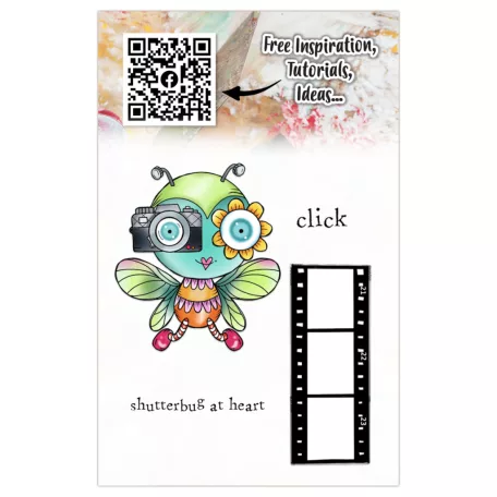 AALL & CREATE Szilikonbélyegző A Year in Bloom A7 Stamp Set Shutter Bug 