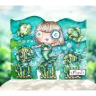 AALL & CREATE Szilikonbélyegző A Year in Bloom A7 Stamp Set Emily's Splash 